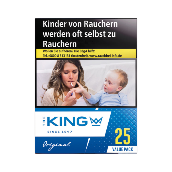 The King Blue Value Big 8 x 25 Zigaretten
